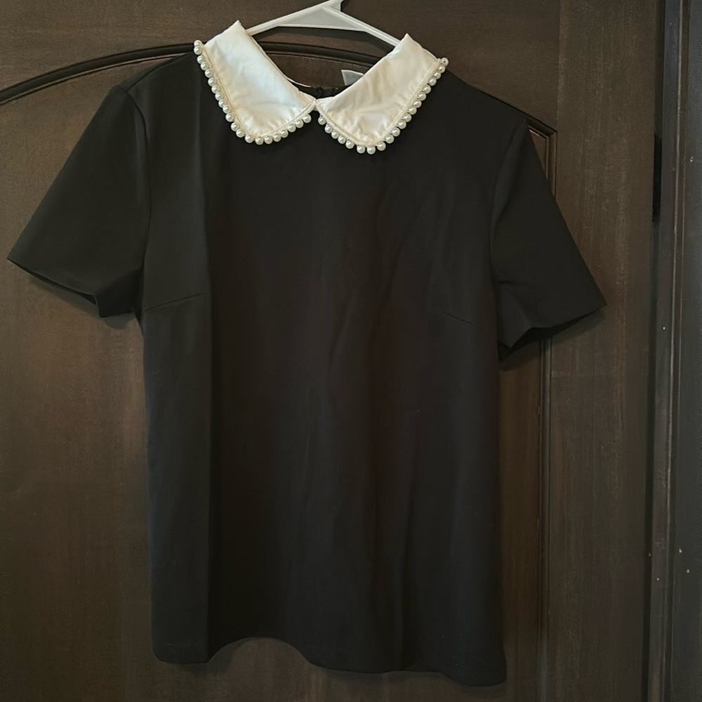 Pearl Peter Pan collar top